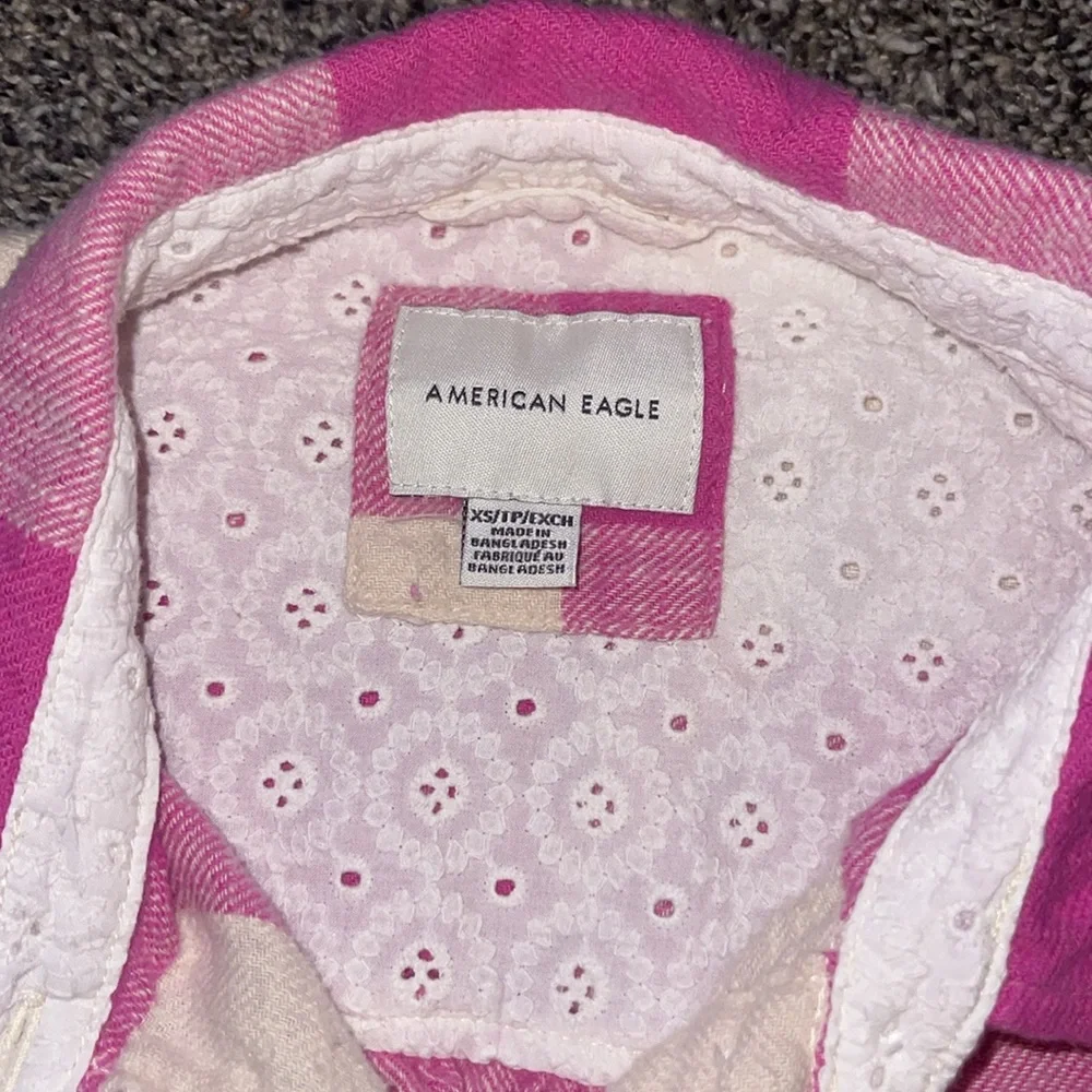 American Eagle Plaid Flannel XS - Picture 3 of 4